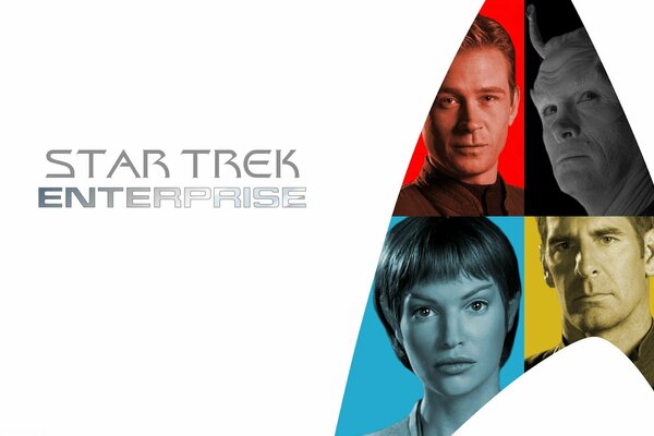 Affiche représentant les personnages de la série