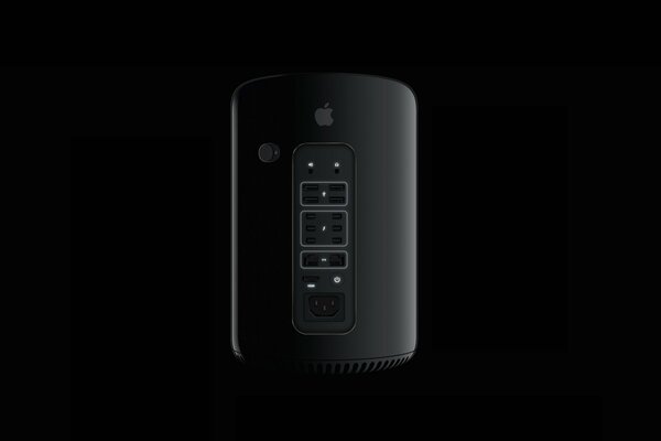Rétro-éclairage de mac pro en noir