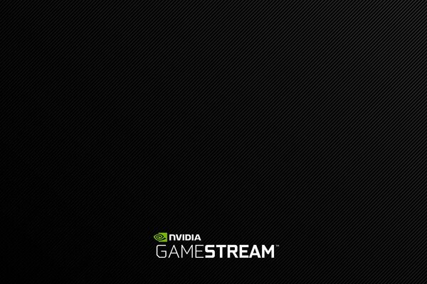 Logo nvidia gamestream sur fond noir