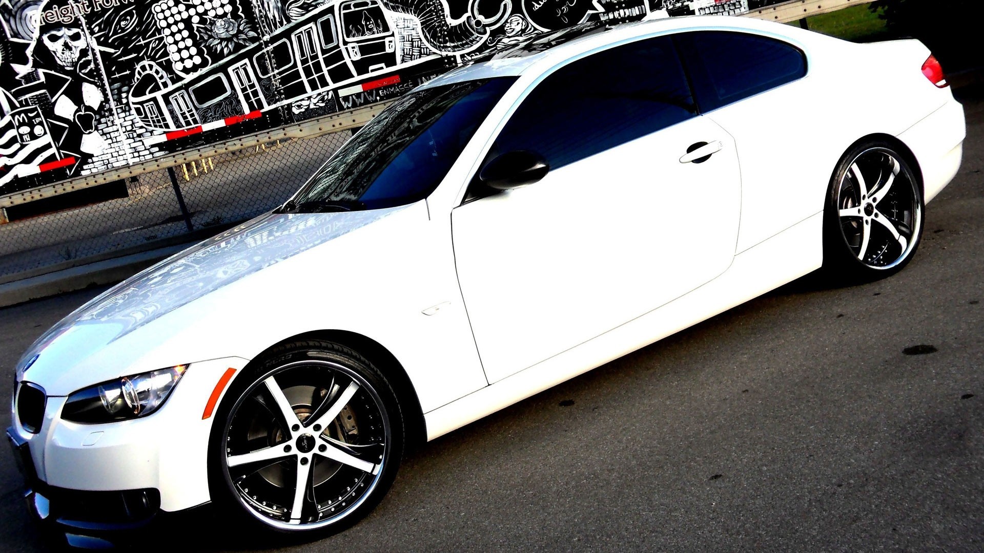 bmw coupé blanc