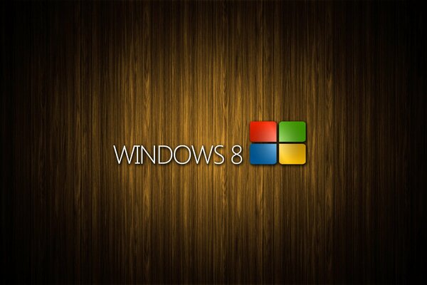 Logo Windows 8 sur le tableau morain