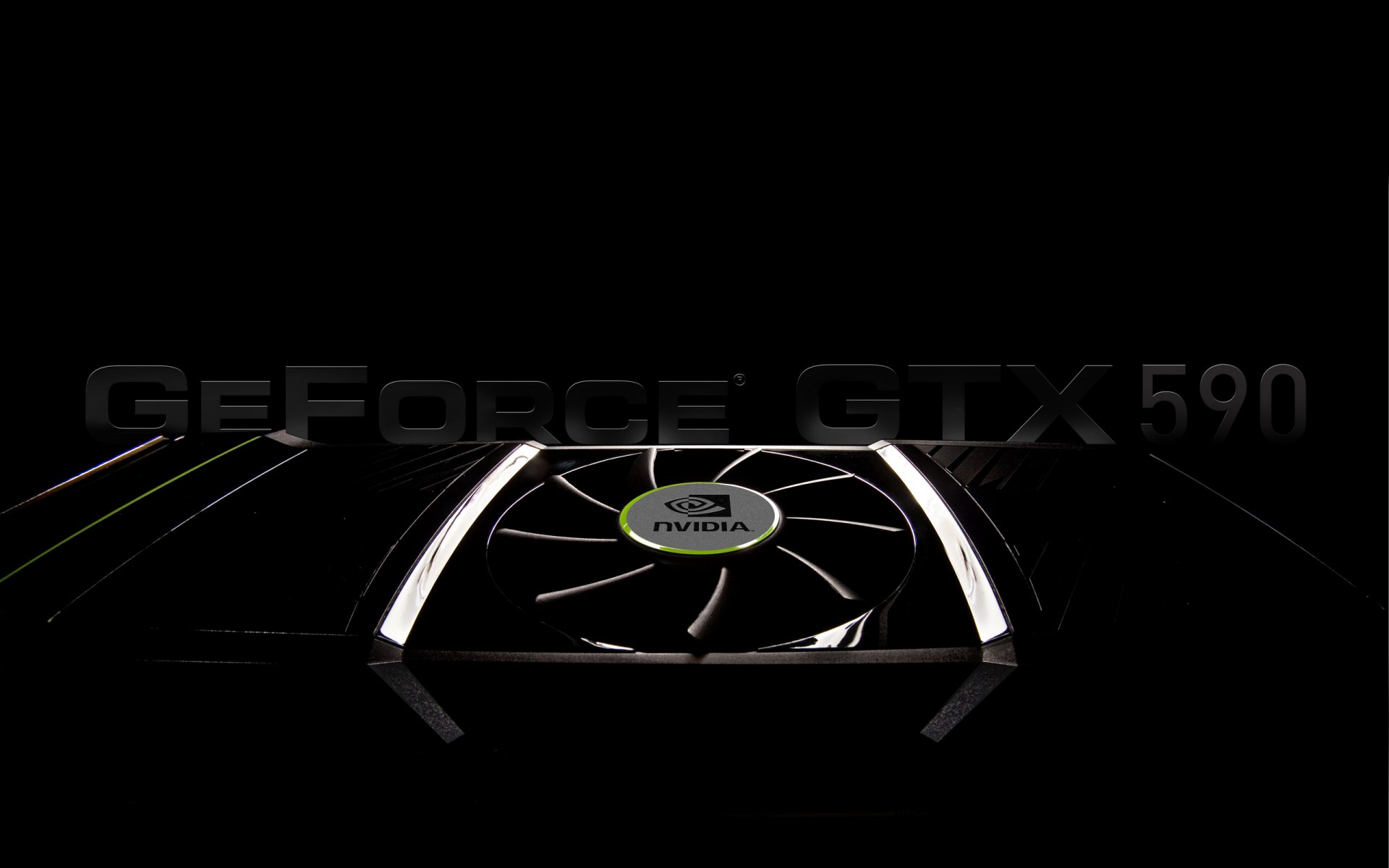 carte vidéo geforce gtx 590 fond