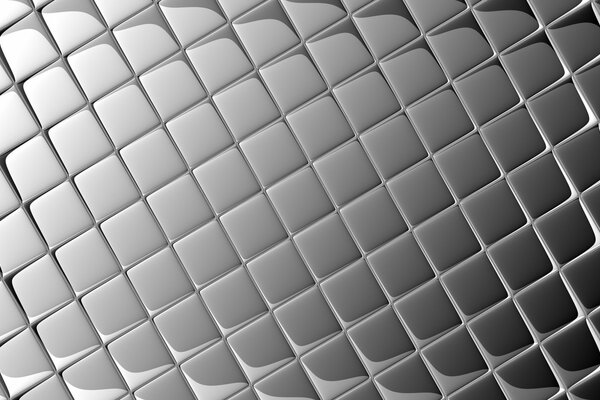 Cubes en vrac sur fond gris