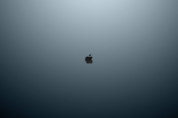 Image du logo apple sur fond gris