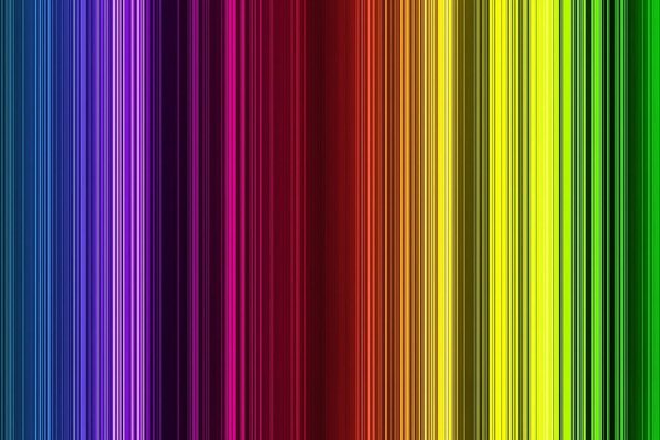 Lignes de couleurs multicolores du spectre