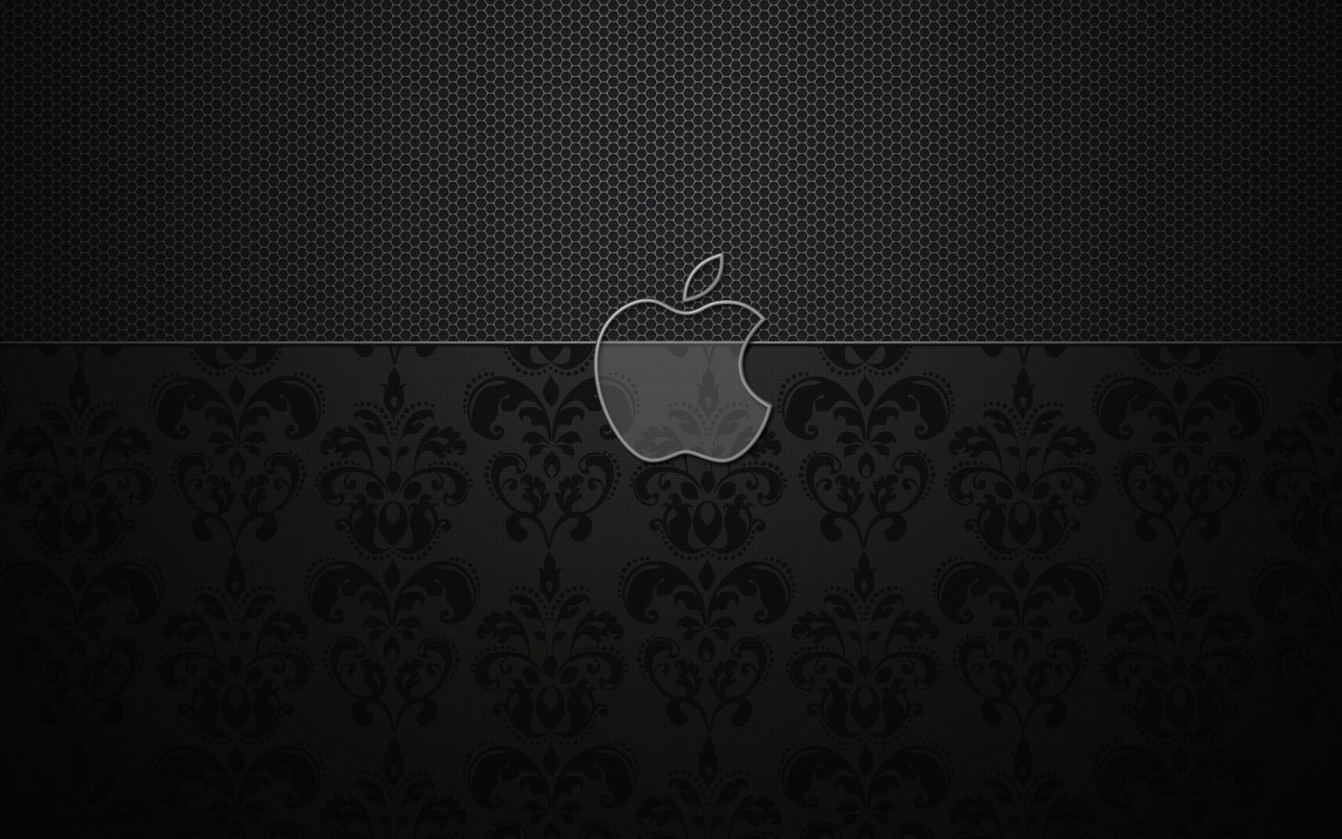 deux texture bullseye logo apple emblème noir et blanc