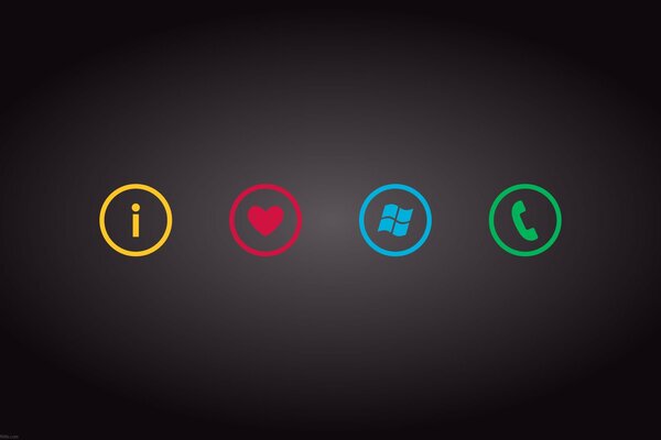 Badges et logos multicolores