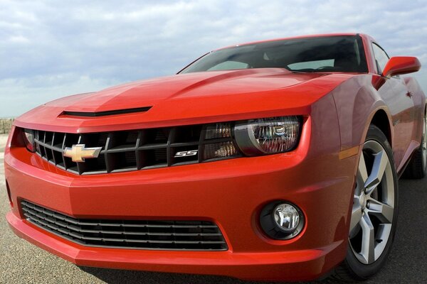 Rouge Chevrolet fond d écran