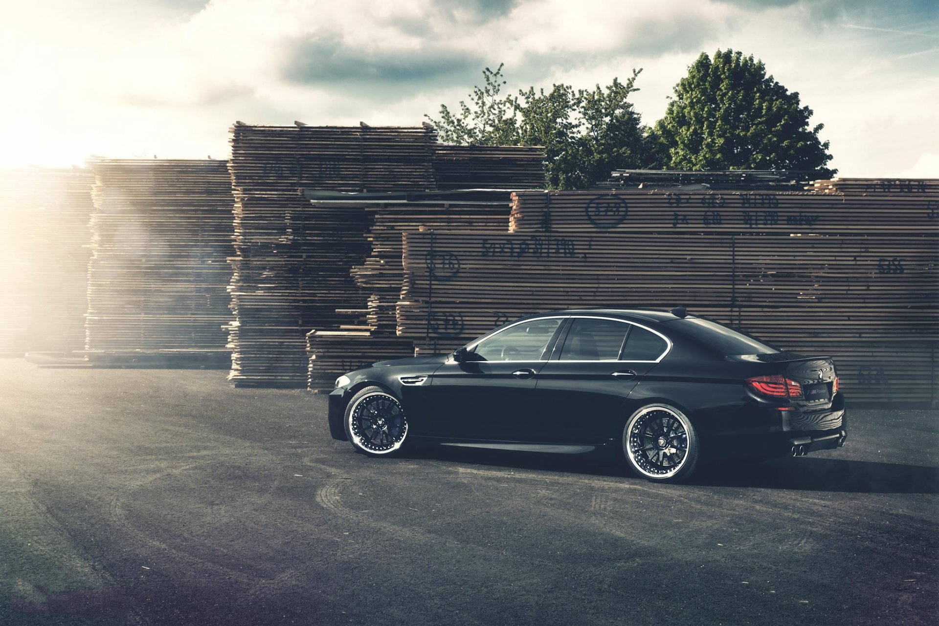 bmw f10 m5 5 série tuning noir bmw jantes