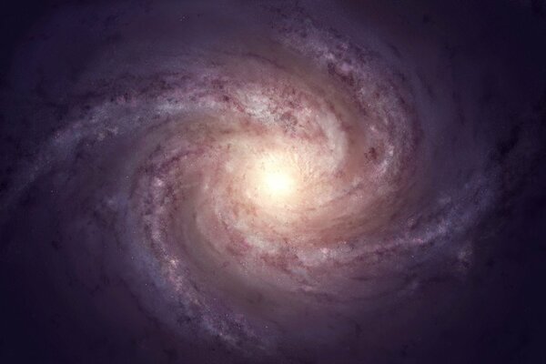 L espace sous la forme d un Flash lumineux de lumière