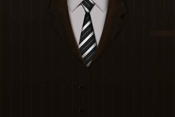 Costume homme avec cravate et chemise