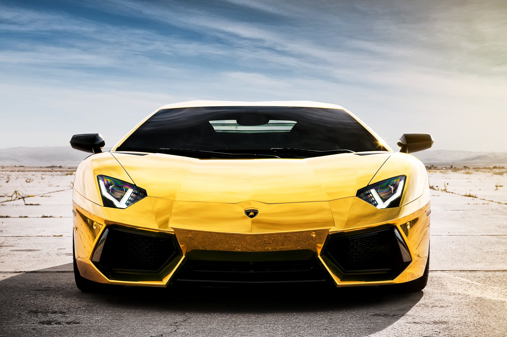 lamborghini aventador lp700-4 lb834 projet au79 or chrome lamborghini lamborghini aventador or chrome réflexion