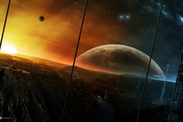 Vaisseaux spatiaux et tours d un univers parallèle