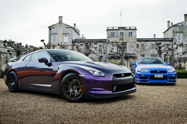 Nissan dans l ancien château du matin