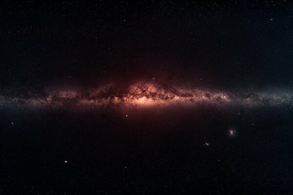 La Voie lactée spatiale, la galaxie et les étoiles