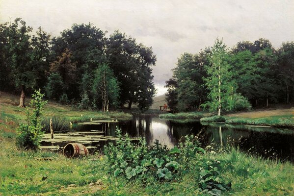 Photo du paysage d Efim Volkov avec un étang