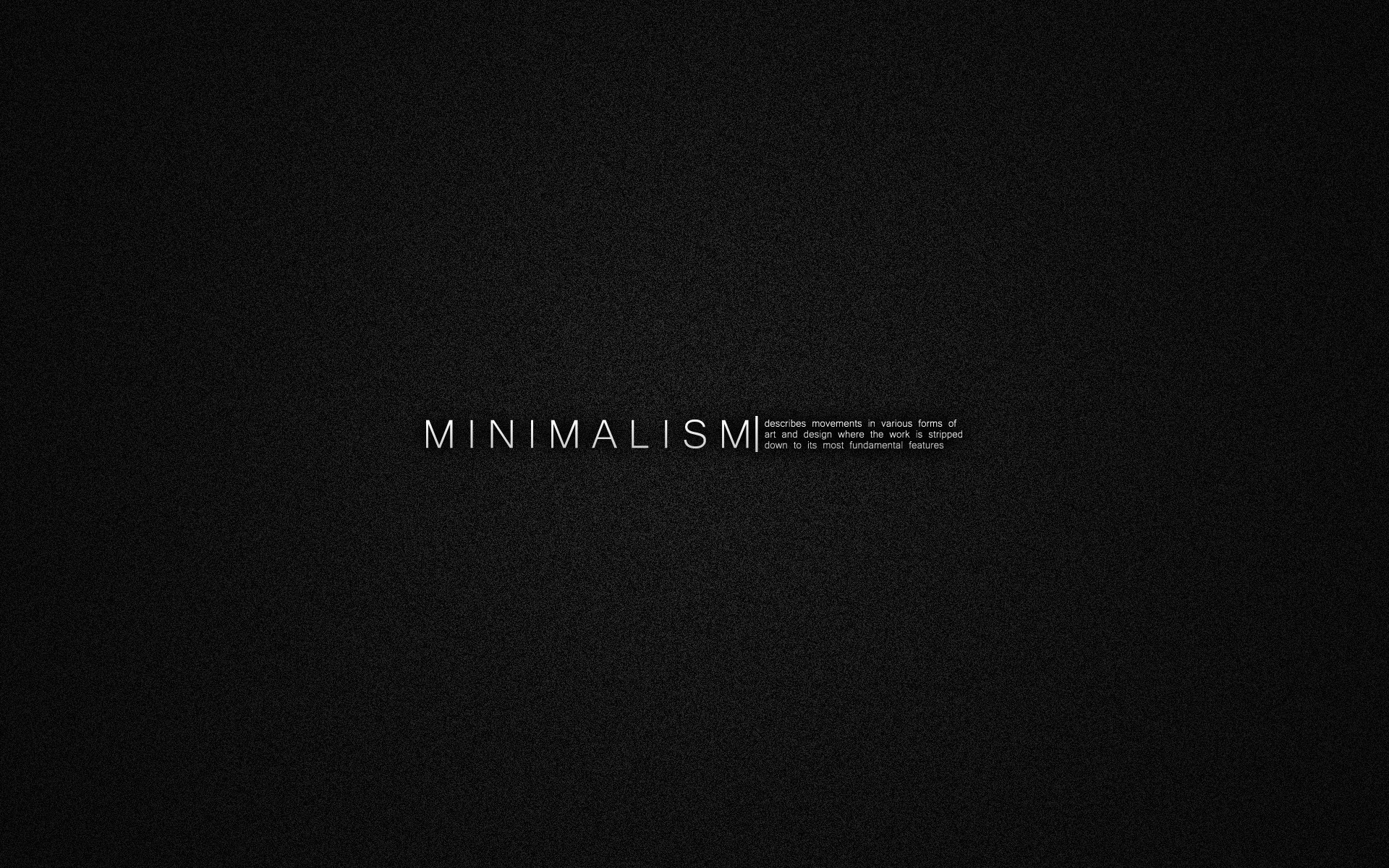 minimalisme titre texte