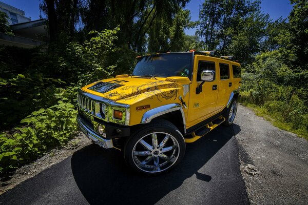Hummer brutal pour des impressions vives