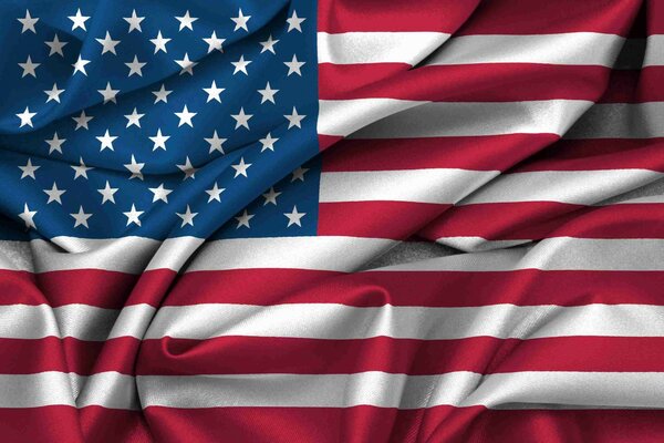 Drapeau en développement des États-Unis d Amérique