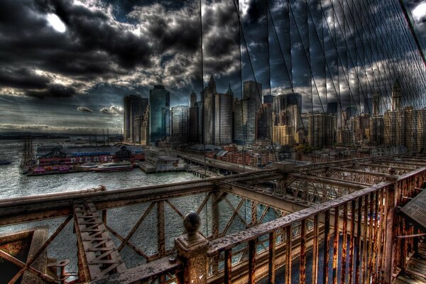 Une ville apocalyptique avec l espoir de survie