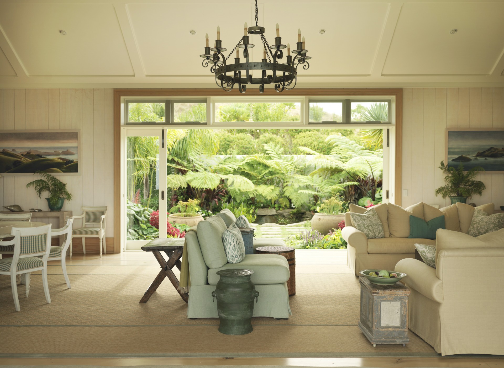 design maison style villa hutte salon