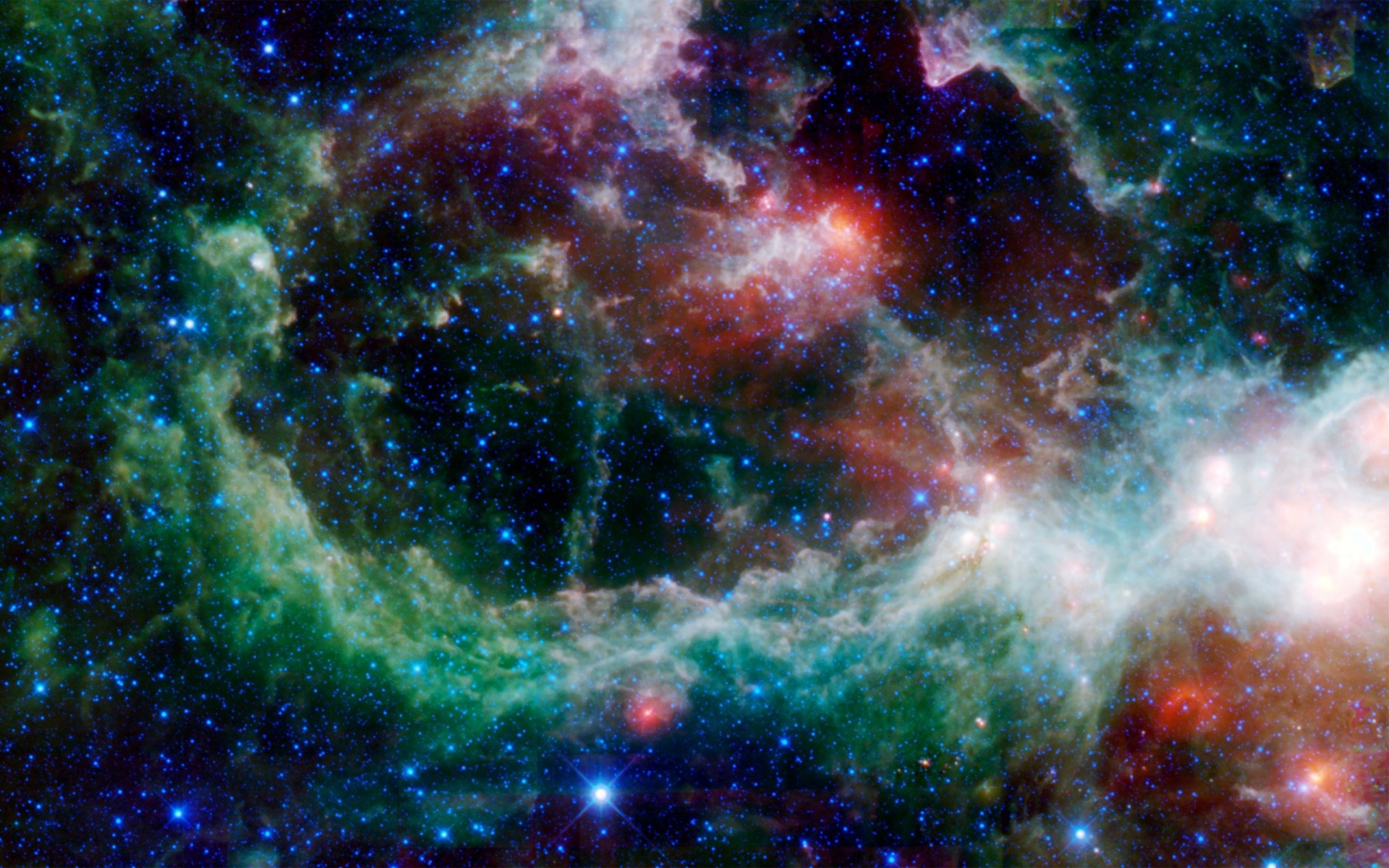 cosmos nébuleuse du cœur