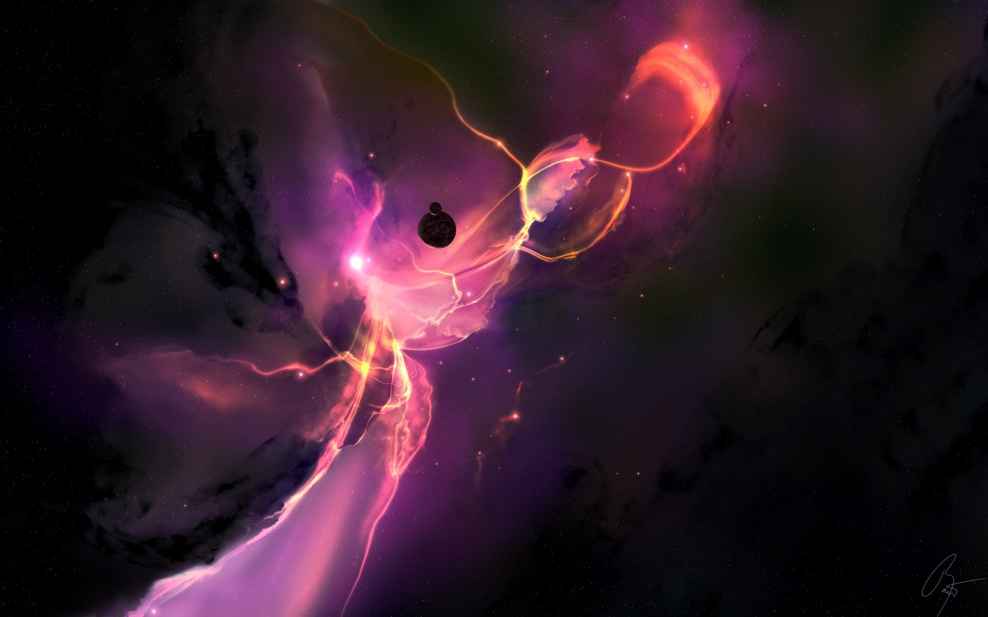 planète ngc 2237 lumière