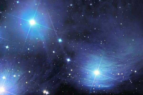Image de nébuleuse et de l espace sur fond noir