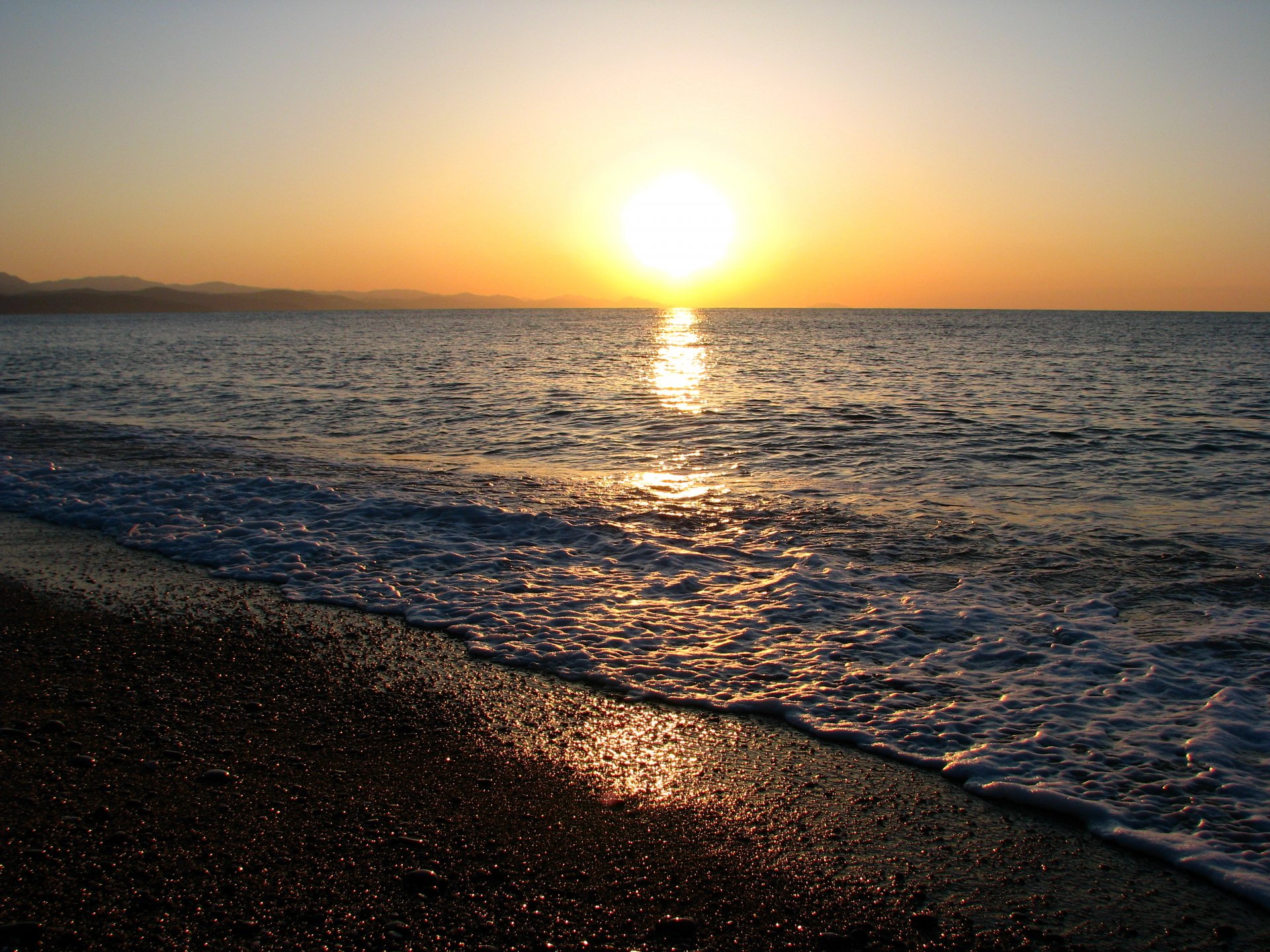 mer soleil horizon
