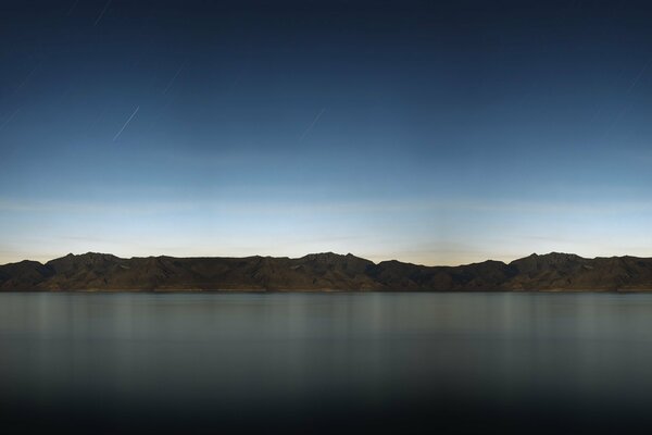 Paysage délicat. Image sombre de la nature
