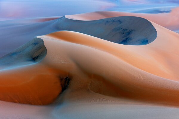 Photo dune avant le lever du soleil