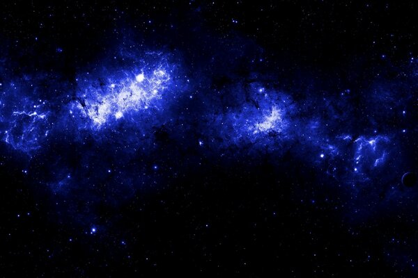 Ciel violet belle galaxie