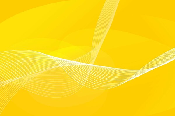 Courbes de ligne et l infini dans une teinte jaune