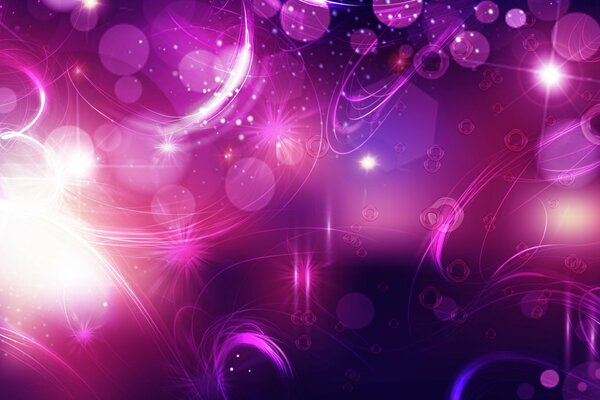 Abstraction dans les tons roses et violets
