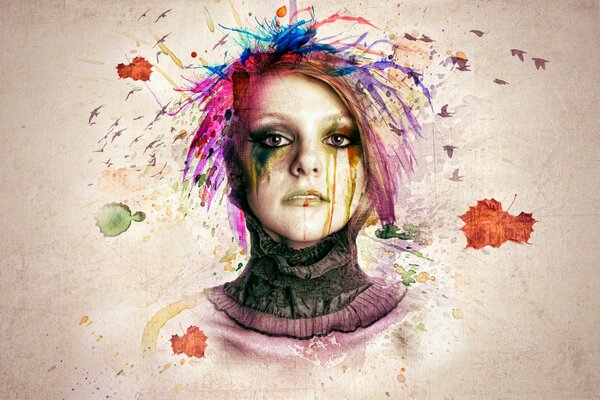 Portrait automne Baden Bowen art