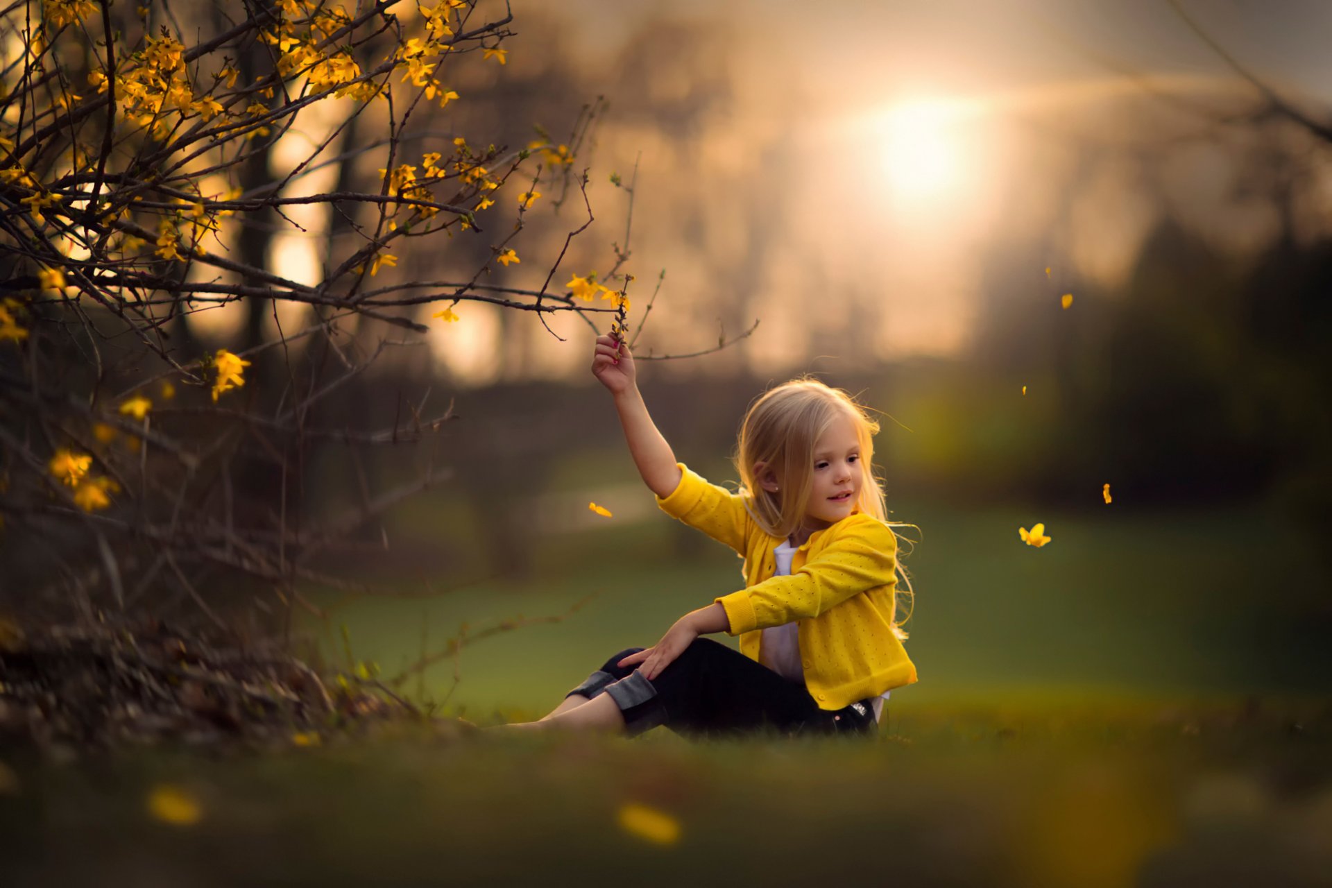 printemps vraiment fille nature