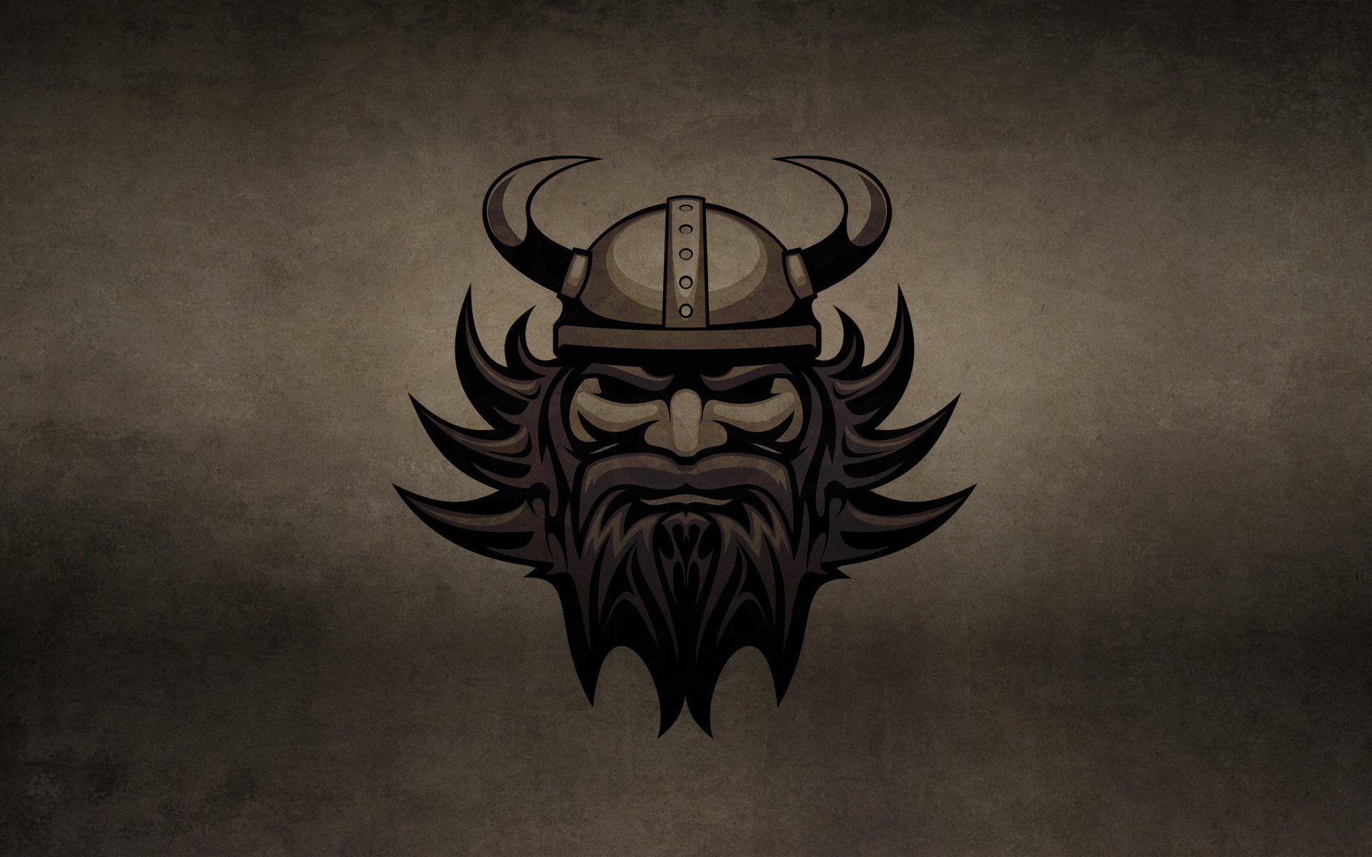 viking viking fond sombre casque cornes tête barbe galle