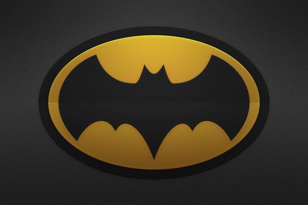 Emblème de Batman sur le bureau