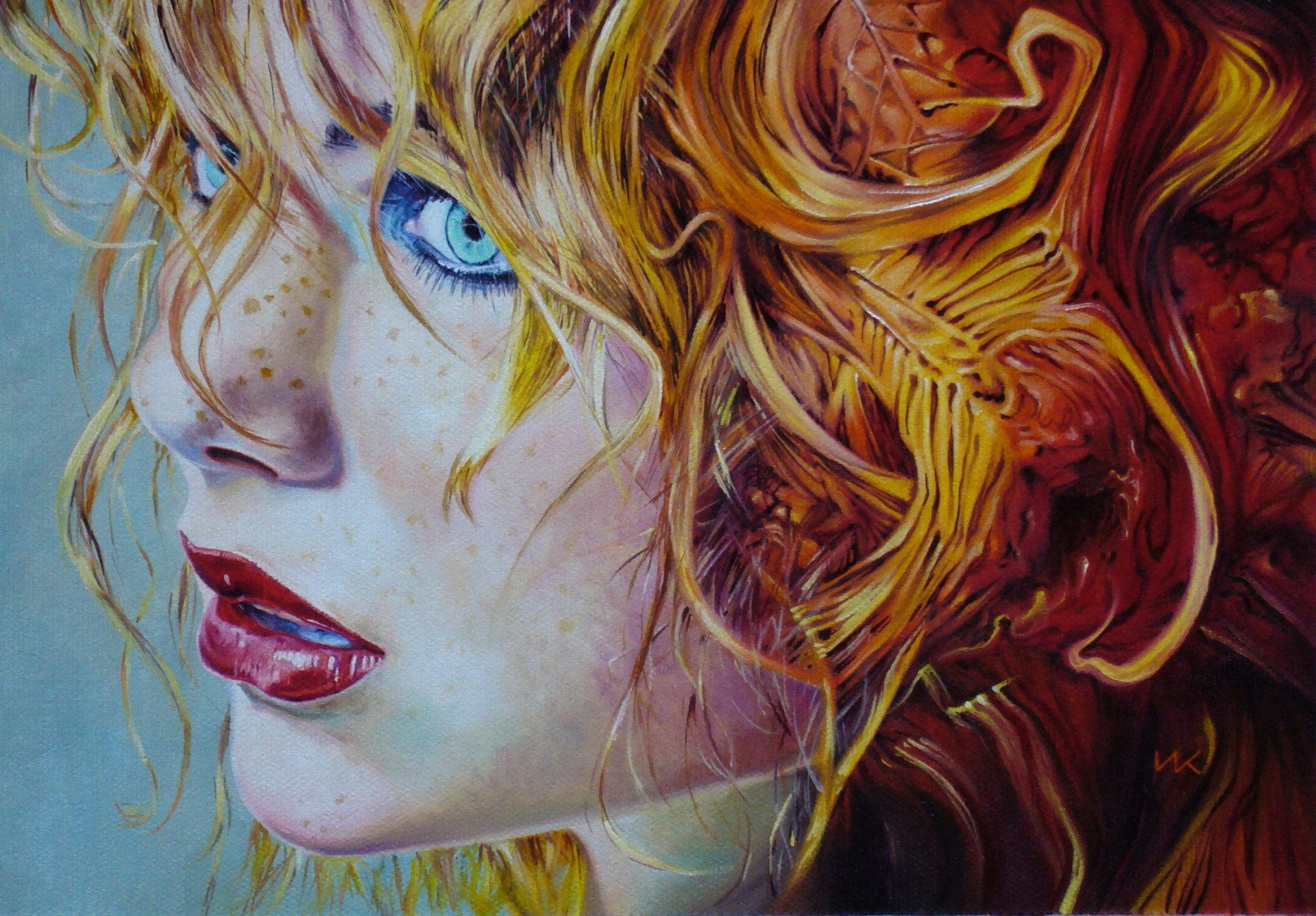 włodzimierz kuklinski fille portrait taches de rousseur
