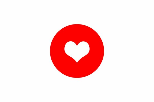 Coeur en cercle pour la fête de la Saint-Valentin