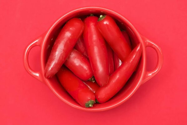 Tasse de piment rouge