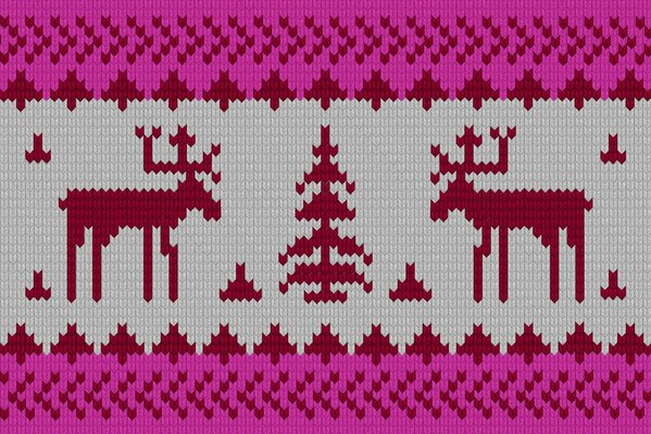 Ornement de chandail avec l image de cerf pour le nouvel an