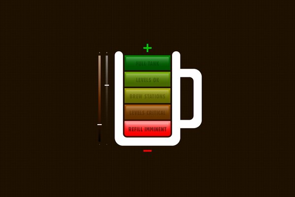Image sur le compteur de niveau de liquide