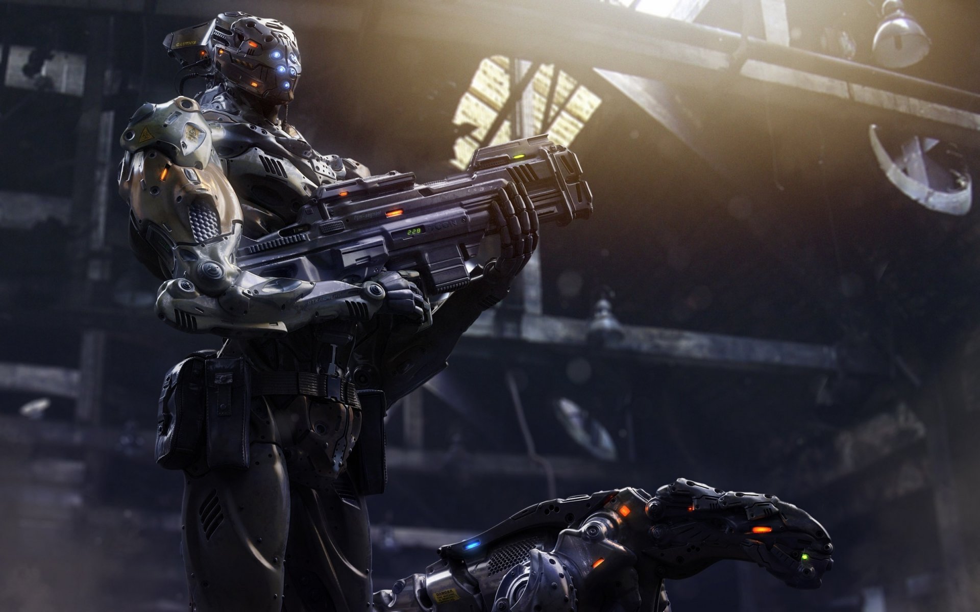 guerrier arme armure