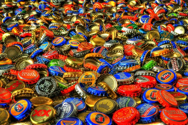 Couvertures lumineuses multicolores sur tout le fond