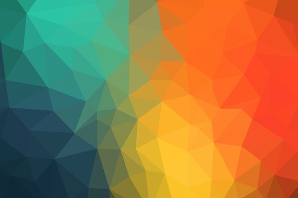 Couleurs vives de différentes formes