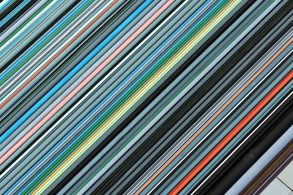 Textures de rayures multicolores de différentes couleurs