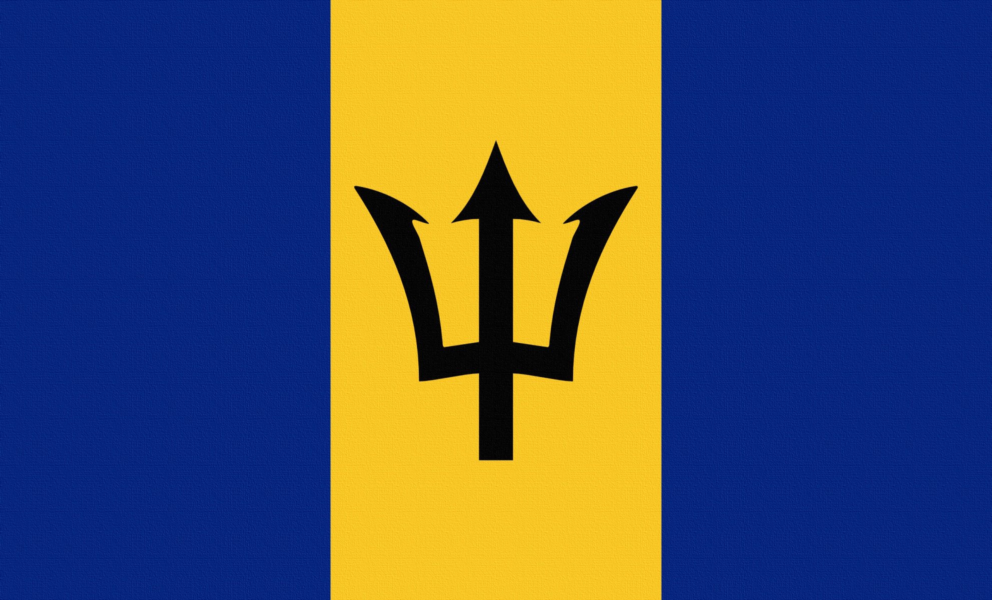 drapeau barbade photoshop blason