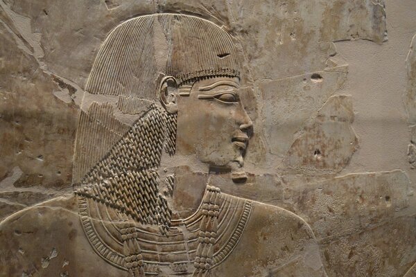 Image égyptienne sur le mur
