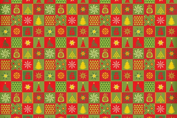 Motif de Noël comme sur du papier d emballage